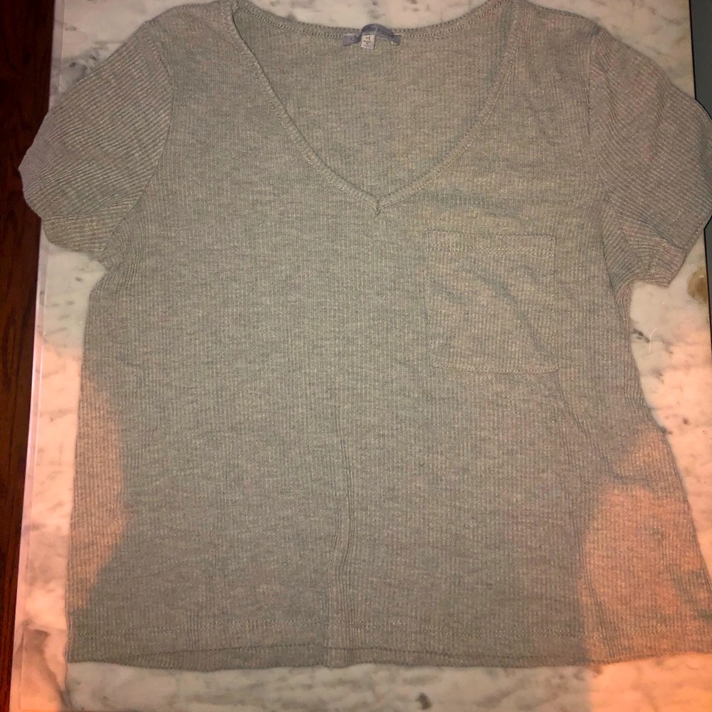 Grey Charlotte Russe Casual t-shirt